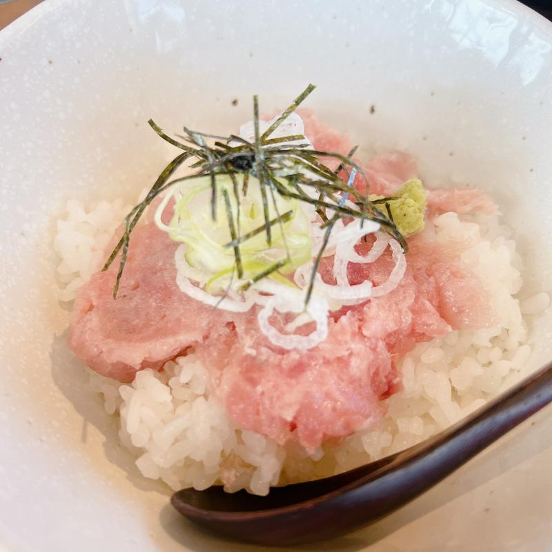 見にねぎとろ丼(そば処三十庵)