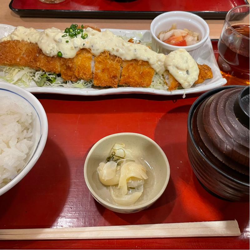 鱈カツ南蛮定食(築地食堂源ちゃん 神保町店 )