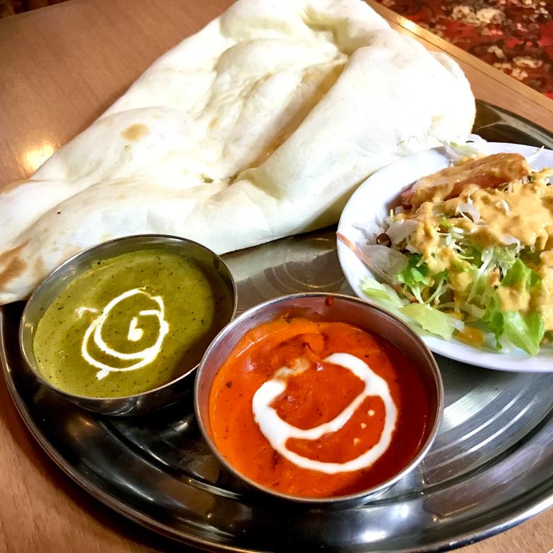 ダブルカレーセット(ナマステ・ガネーシャマハル　)