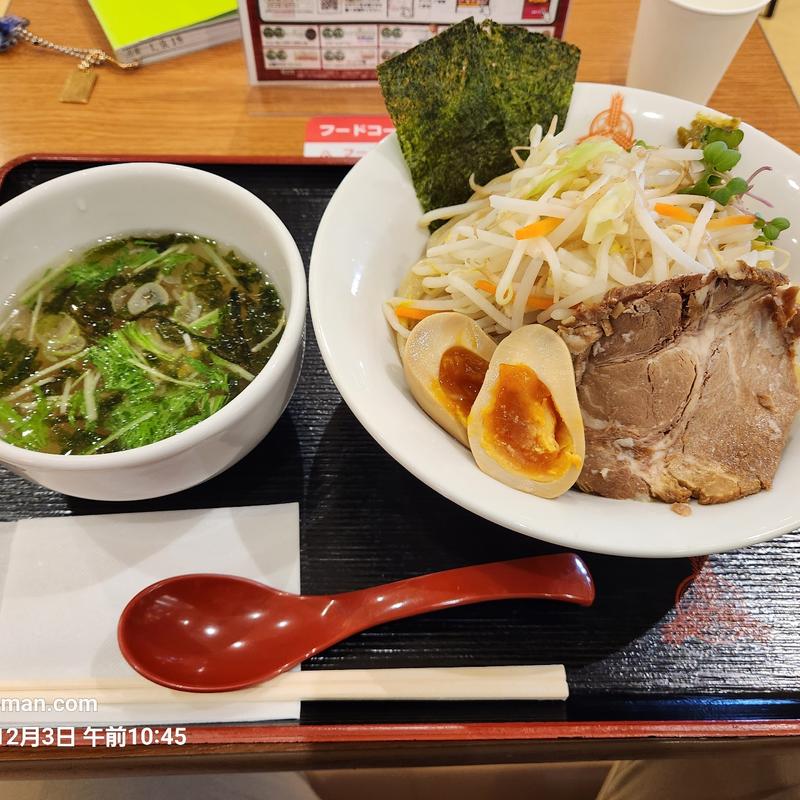 鯛だし塩つけ麺(つけ麺専門店 三田製麺所 イオンモールナゴヤドーム前店)