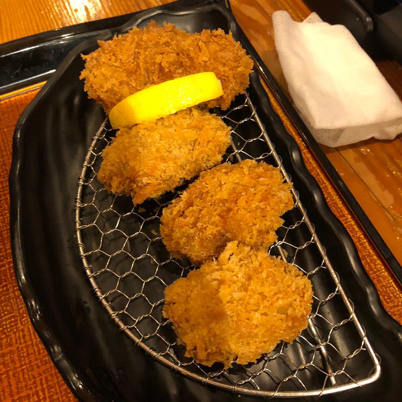 カキ＆ひれカツ(かつはな亭 足利店 )