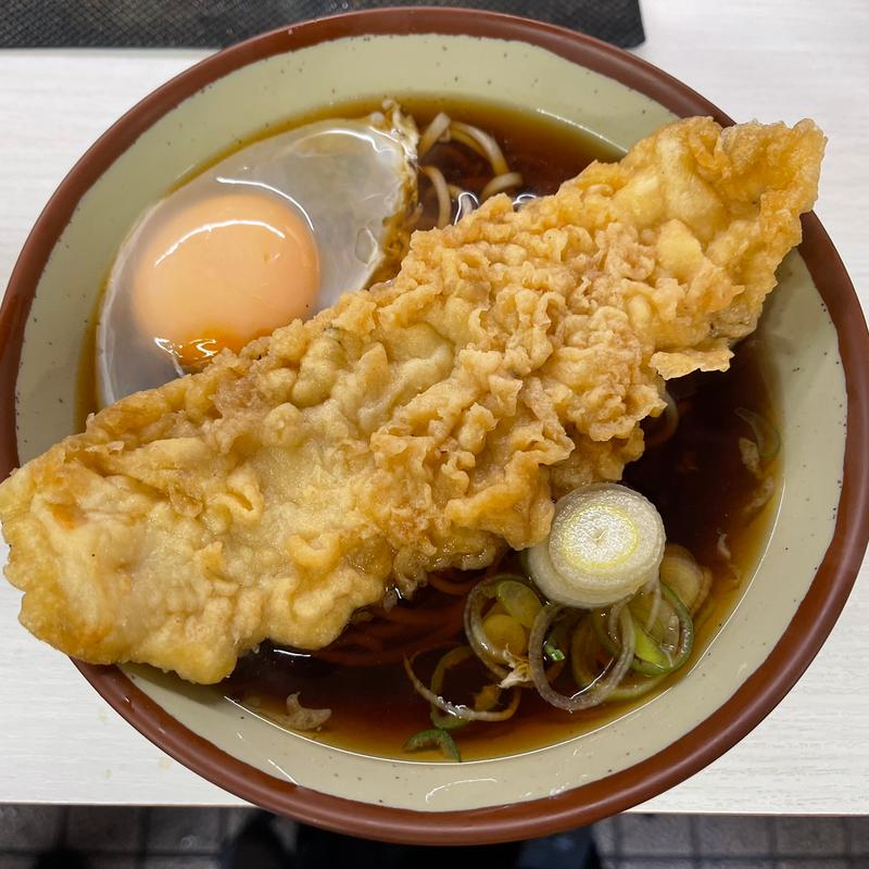 イカ天たまごそば(きそば 鈴一（すずいち）)