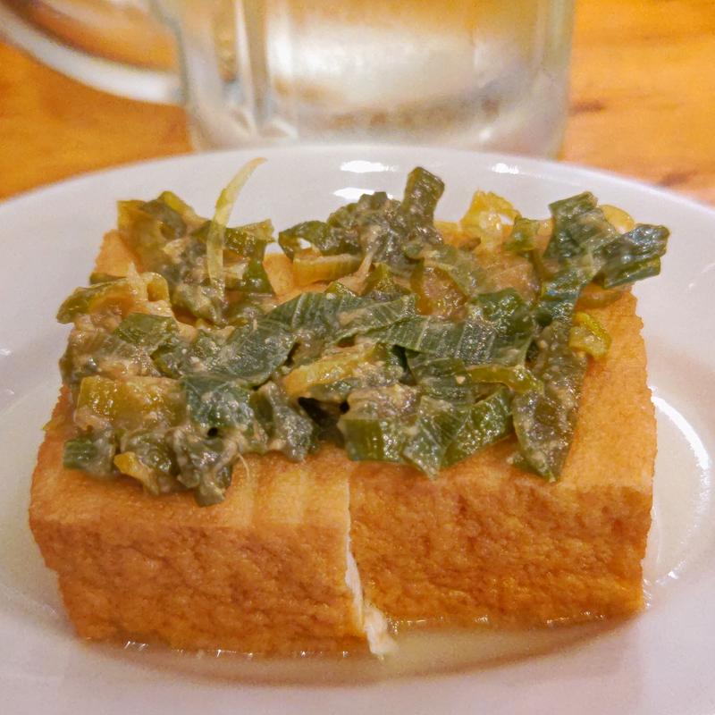 厚揚げ(串焼き。ビストロガブリ 野毛一番街店)