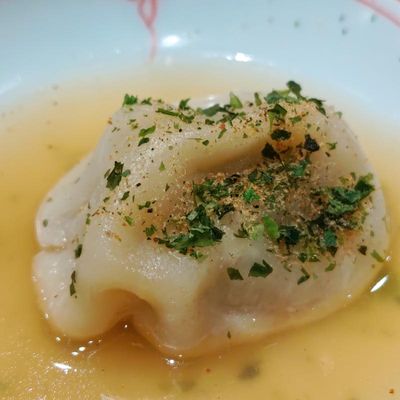 貝出汁おでん 肉汁餃子(大衆すし酒場 スシマヅメ 野毛本店)