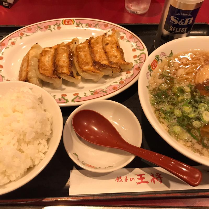 日替わりランチ　ラーメン餃子(餃子の王将 EXPASA多賀店 )