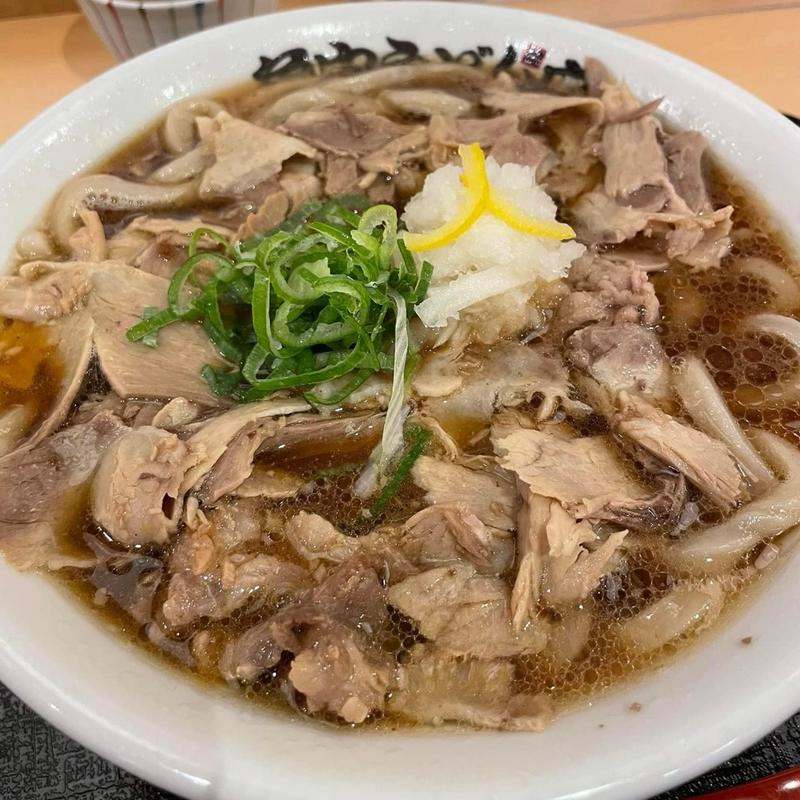 肉醤油うどん 肉2倍(角中うどん店 本店)