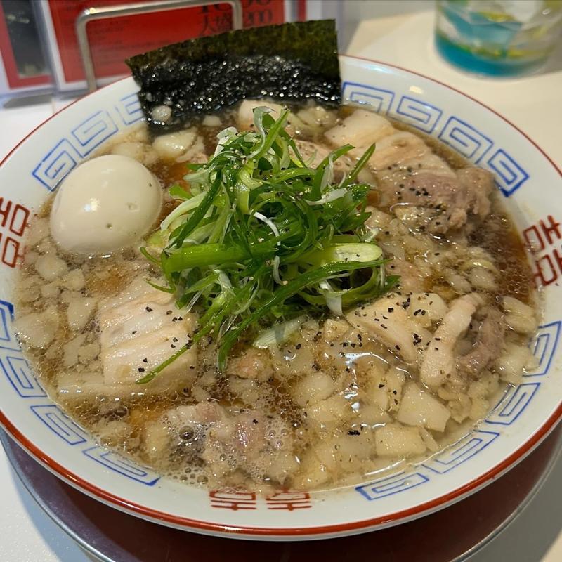 赤豚DDXカルビそば(上方レインボー)