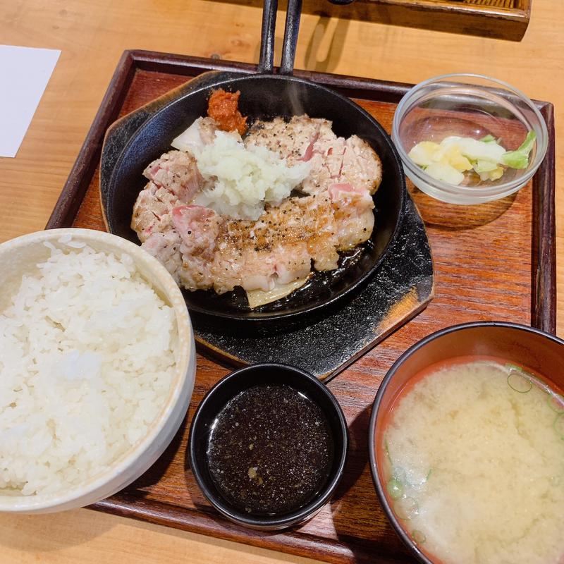 豚ステーキランチ(豚ステーキ 十一 博多駅南本店(といち))