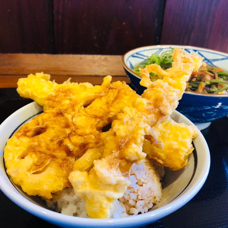 自作天丼(丸亀製麺 鹿児島南栄店 )