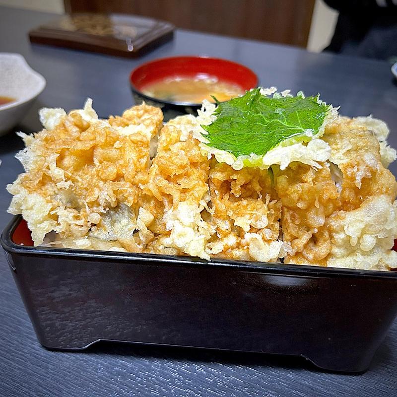 活〆穴子天重(巓升郭 （てんしょうかく）)