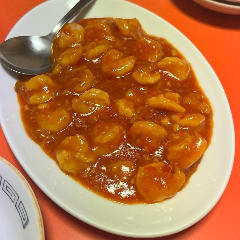 海老のチリソース(敦煌)