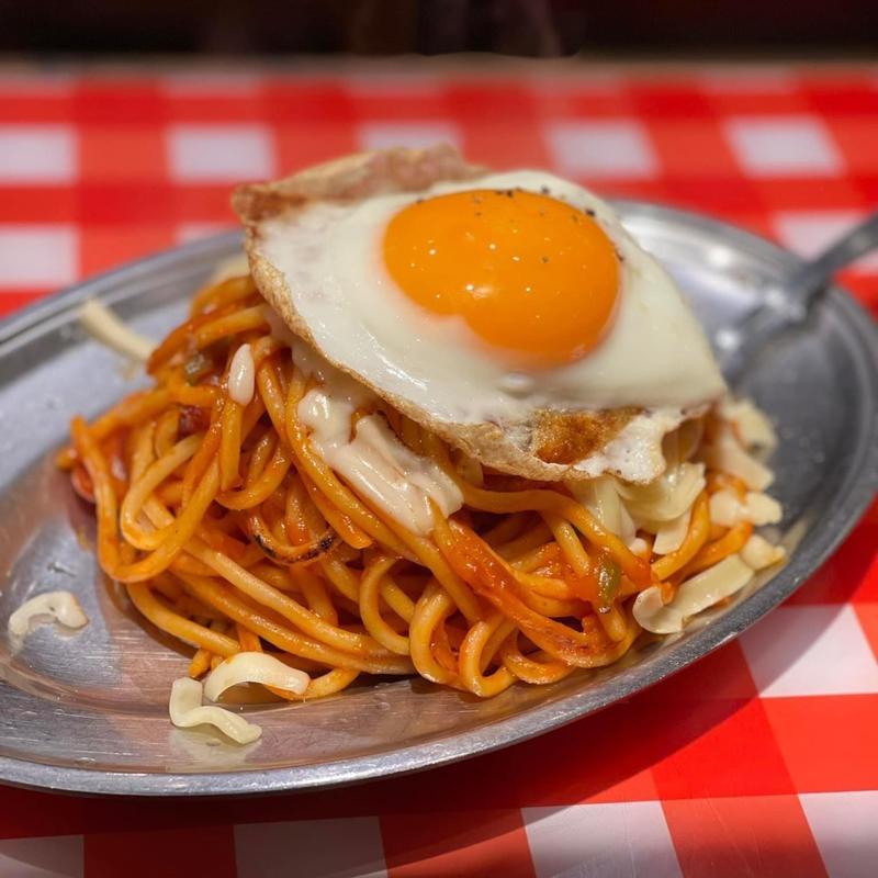 ナポリタン 目玉焼き(スパゲッティーのパンチョ 秋葉原店)