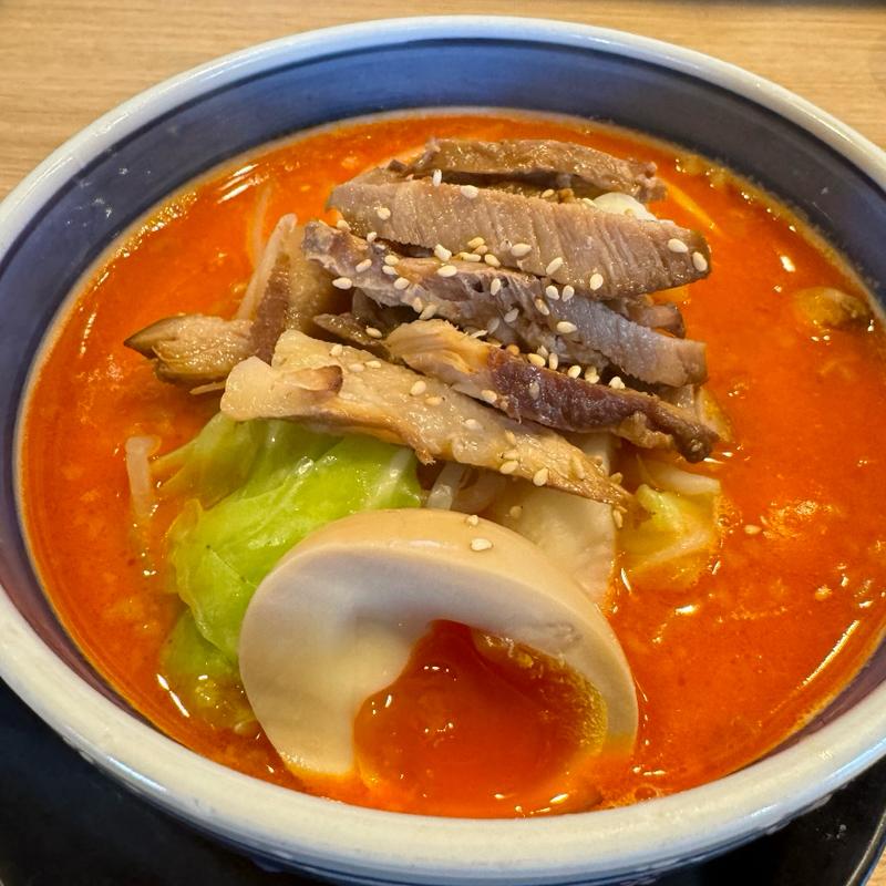 味噌野菜らーめん(らーめん ののや 三条本店)