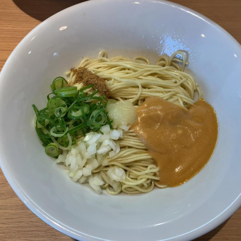 鮟肝の和え玉(La Maison du Ramen ビスク)