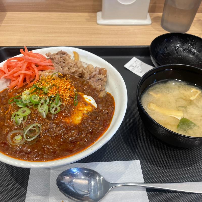 麻婆コンボ牛めし(松屋 大宮奈良町店)