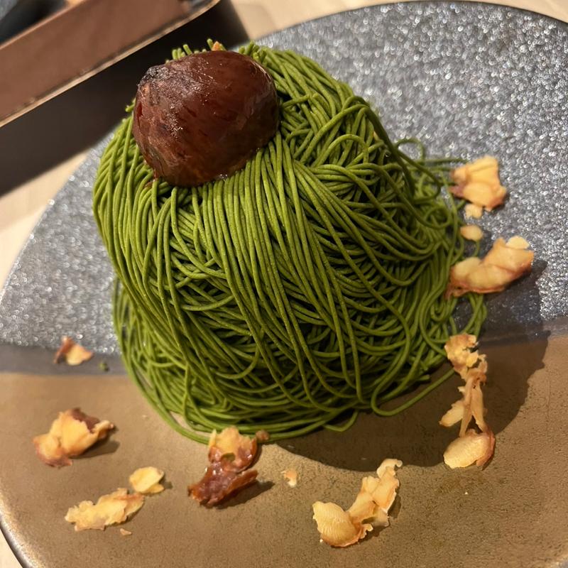 数量限定 抹茶モンブラン(茶寮翠泉池袋東武店)