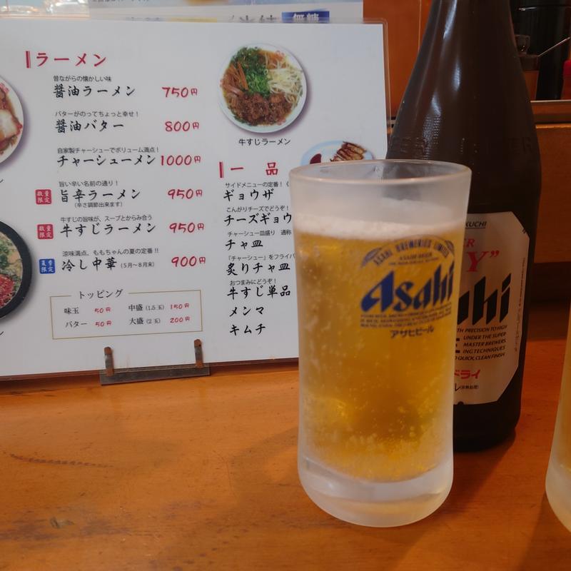 瓶ビール(ももちゃんラーメン )