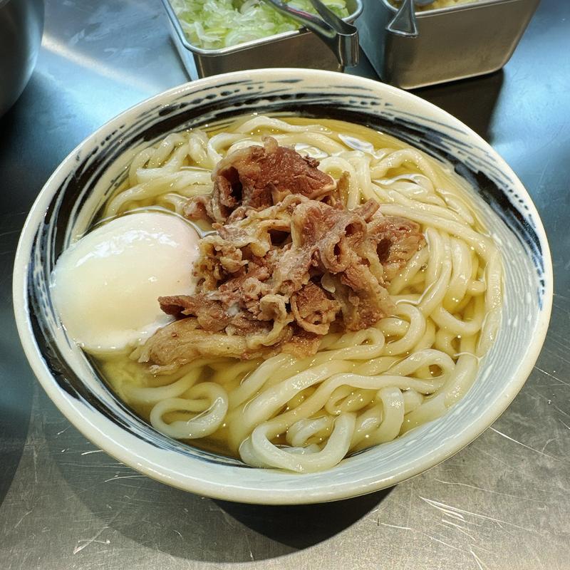 温かけうどん(うどん酒場仏迦袈（ぶっかけ）中目黒店)