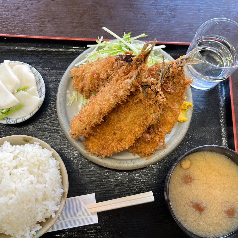 イワシフライ定食(丸福)