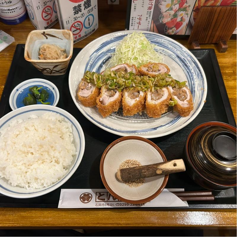 納豆かつ定食(とんかつ 八海 )