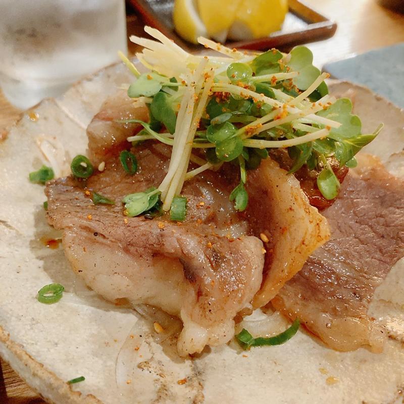 和牛コウネ炙り(炭焼 一扇)