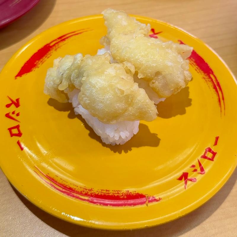 あんこうの天ぷらにぎり(スシロー 八千代高津店)