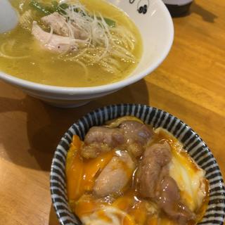 Aセット　塩+ミニ親子丼(炭火焼 MARU )
