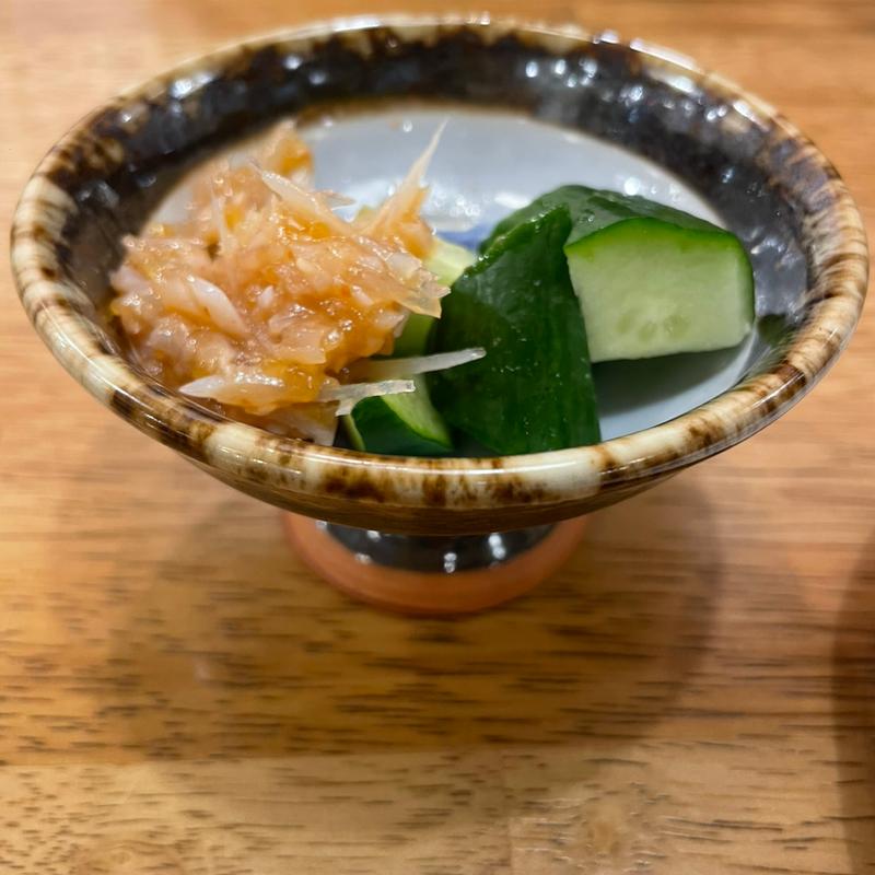 こりこり梅水晶(あて寿司×天ぷら酒場 すしぱ 池下店)