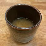 しじみ汁(あて寿司×天ぷら酒場 すしぱ 池下店)