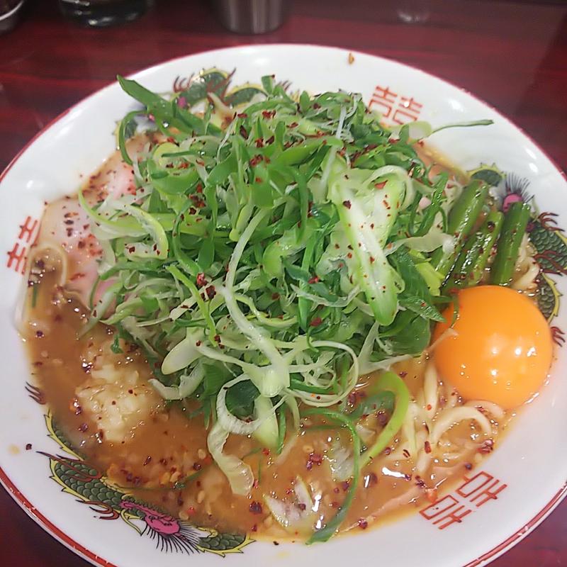 バッチバチ味噌+ネギ(中華そば 辻)