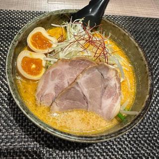 味玉味噌ラーメン(麺道場YAWARA)