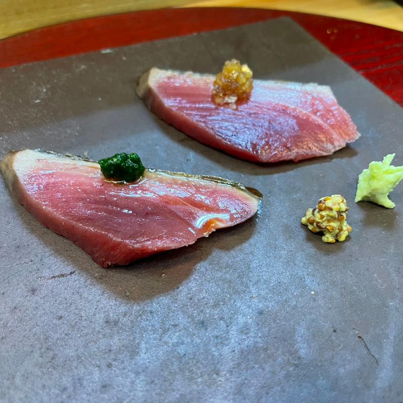 鰹の藁焼き(美な味 鮨 しんたろう)