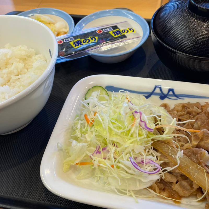 特朝牛皿定食(松屋 所沢上安松店 )