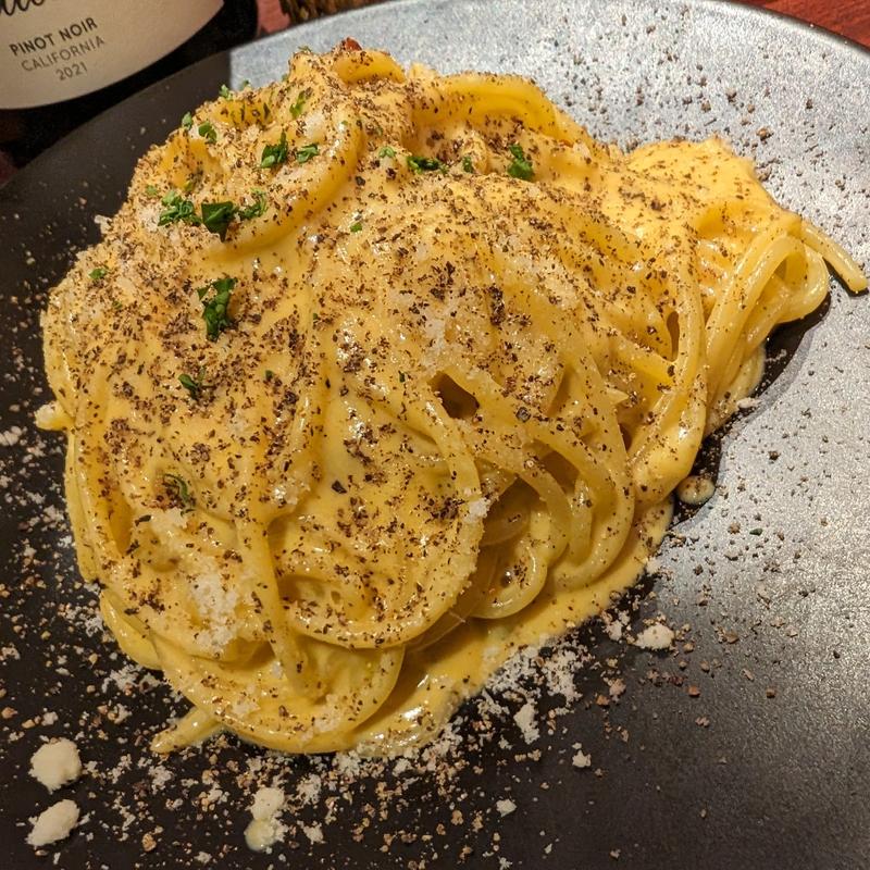 カルボナーラ(ワインバー古越)