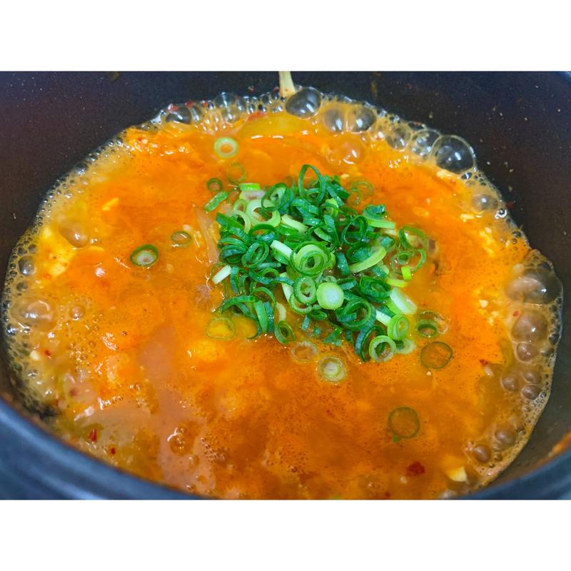 本日のおすすめ　キムチ雑炊(おうちごはん わりかん)