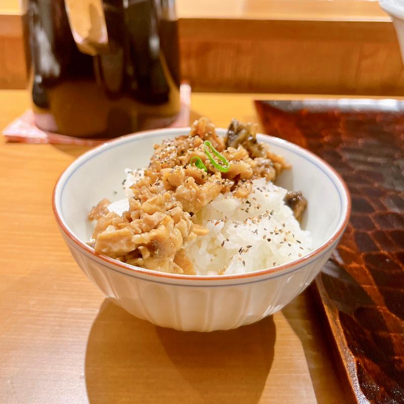 鴨と地鶏のあぶら飯(饗 くろ㐂)