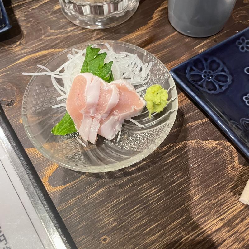 鳥ささみたたき(居酒屋 壱円堂)