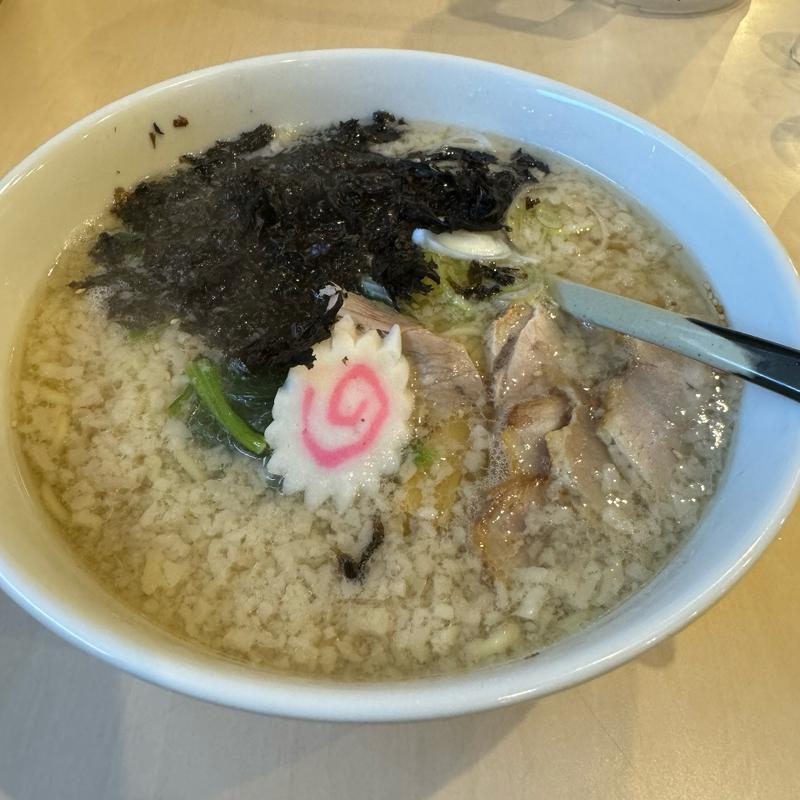 背脂塩らぁめん(らぁめん天山 見附店 )