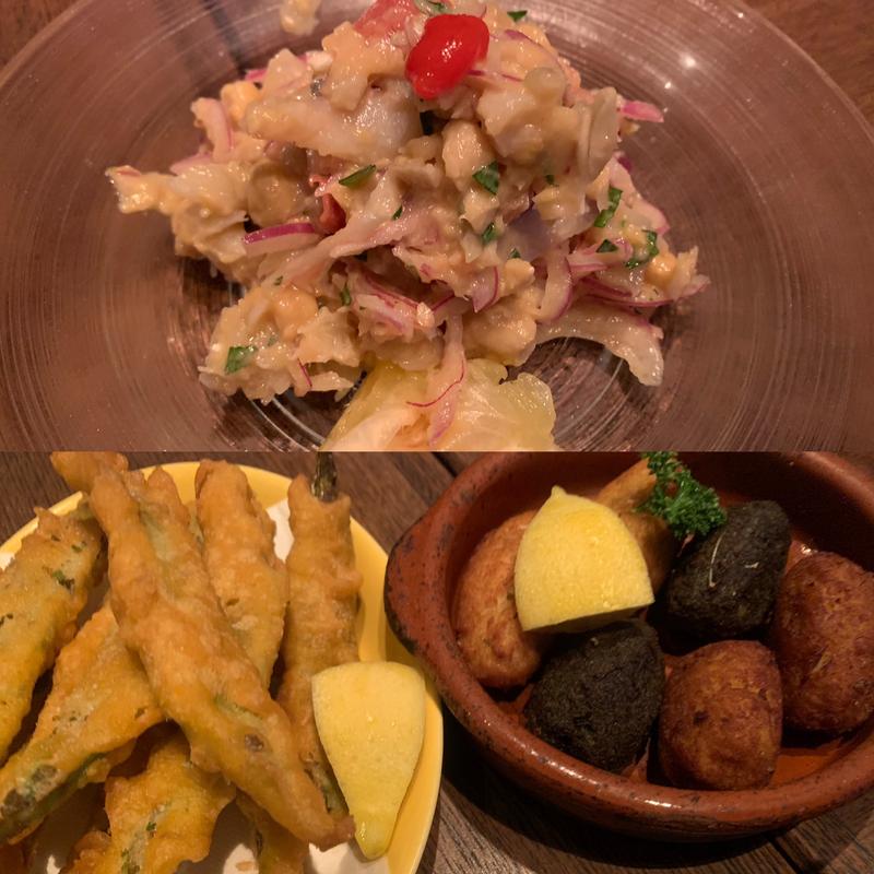 本日の前菜3種(マル・デ・クリスチアノ Mar de Cristiano)