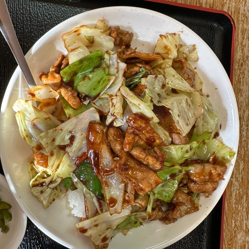 台湾ラーメン回鍋飯セット(台湾料理 四季紅 黒磯店)