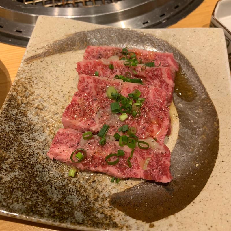 ハラミ(塩)(焼肉食彩 味来)