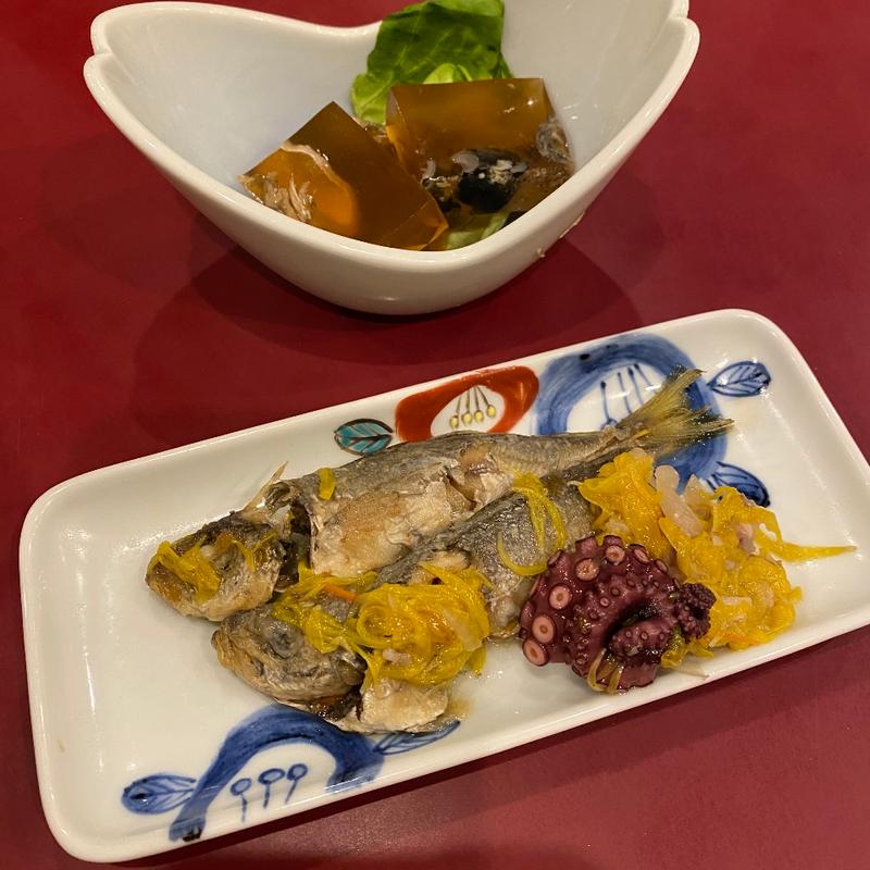 豆あじの南蛮漬け(かぶら)