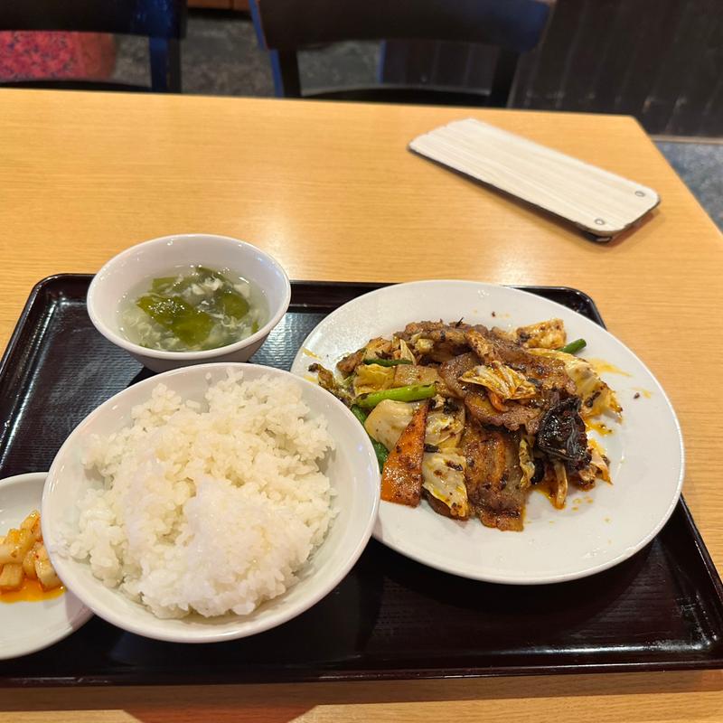 回鍋肉定食(杜記 海鮮火鍋菜館)