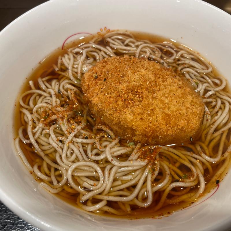 コロッケそば(いろり庵きらく 浦和)