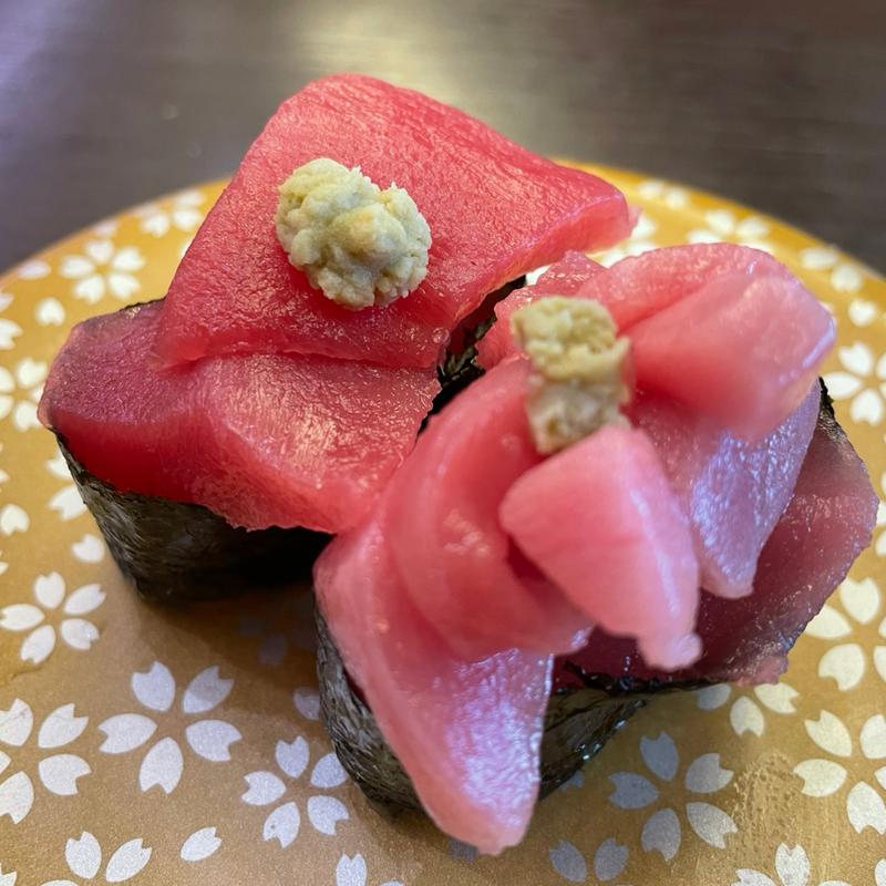 本鮪切り落とし軍艦(函館グルメ回転ずし函太郎三井アウトレットパーク木更津店)