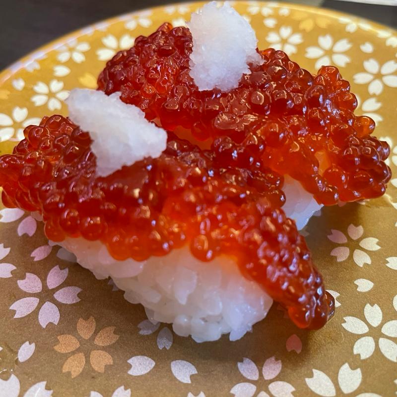 すじこ握り(函館グルメ回転ずし函太郎三井アウトレットパーク木更津店)