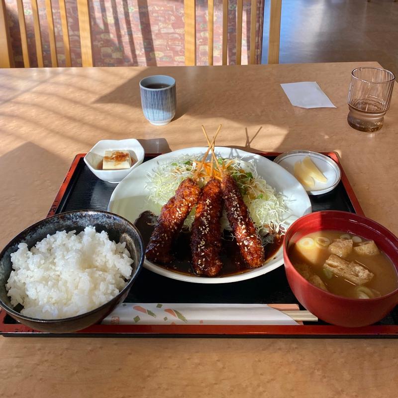味噌串カツ定食(角屋)