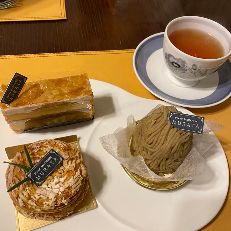 ミルフィーユ、パリプレスト、和栗のモンブラン(カズノリムラタ （Kazunoli Mulata）)