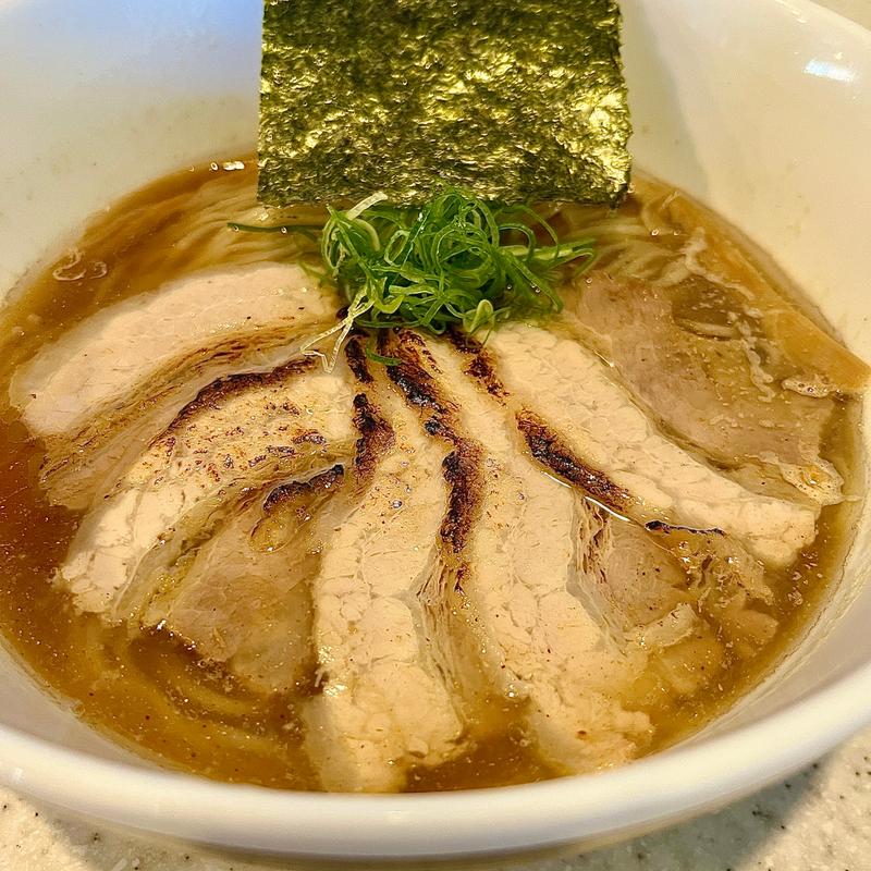 肉煮干しらぅめん（限定）(らぅめん考房ありがた屋)