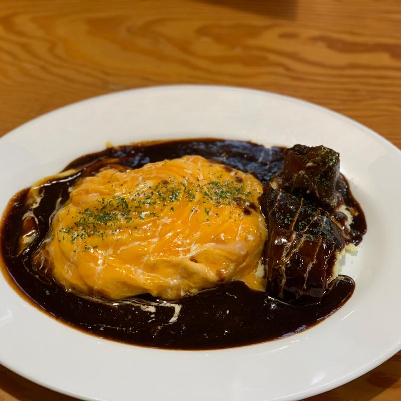 ビーフシチューオムライス(飛行船)